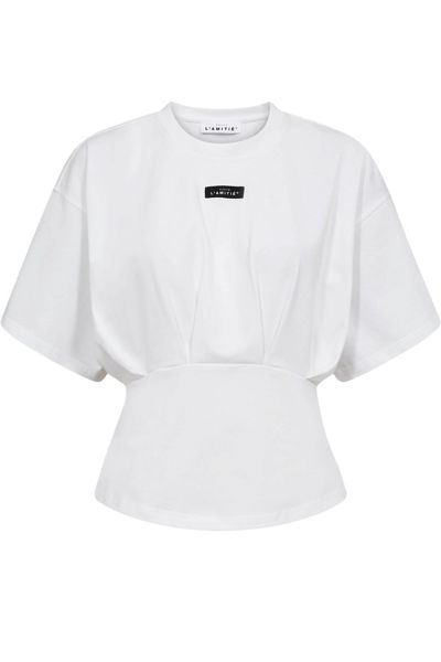 HL-Romie Pleat Tee WHITE