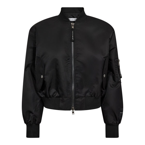 HL-Sally Crop Bomber BLACK