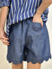 GP- Honolulu Denim Shorts D. BLUE