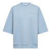 HL Maxi Split SS Logo Sweat P BLUE
