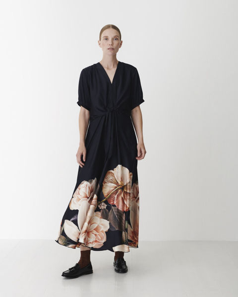 KARMAMIA FAYE DRESS GOLD BLOSSOM