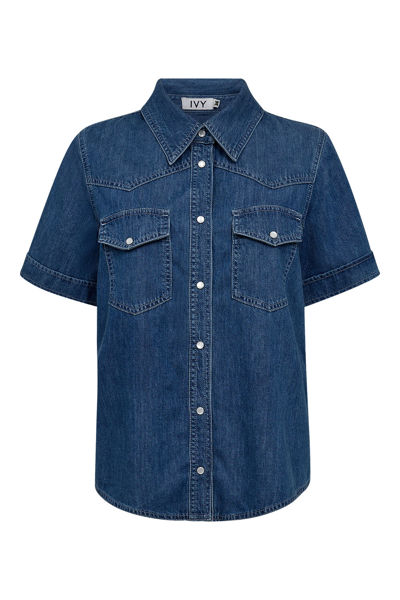 IVY-Ora SS Shirt MID BLUE