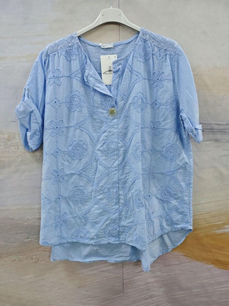 BP 1 KNAP SKJORTE LT. BLUE