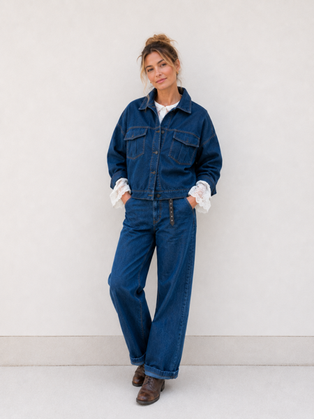 UL - GRAN JAKKE DENIM BLUE