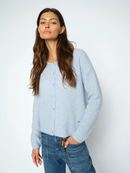 MMAlmine Knit Cardigan C Blue