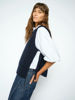 MMThora Tie Knit Vest Salute Navy