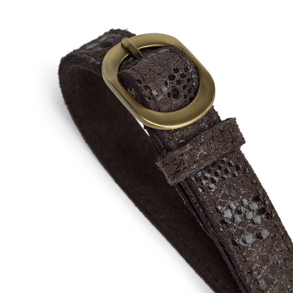 DEP- Belts 16130 MOCCA SNAKE
