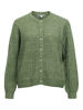OBJFLORA  KNIT CARDIGAN GREEN