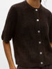 OBJARONA KNIT CARDIGAN S BROWN