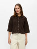 OBJKAISA FLORA KNIT CARDIGAN  BROWN