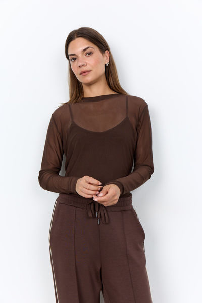 SC-ALDA 63 BLOUSE BRUN