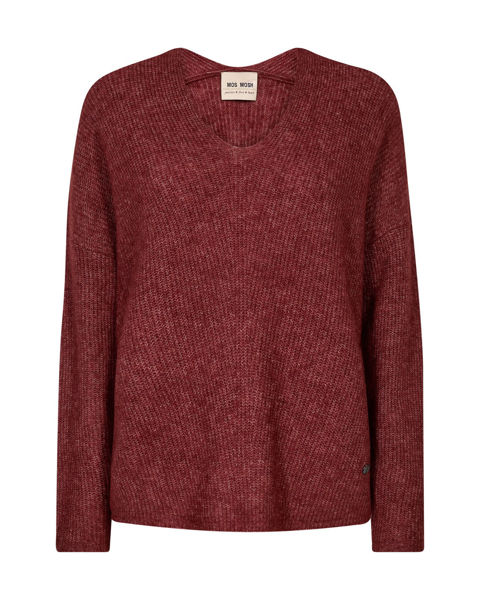 MMThora V-Neck Knit RUSSET BROWN