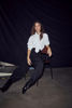 HLInez Pin Frill Tie Shirt OFF