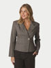 NN VALIA HERRINGBONE BLAZER BROWN
