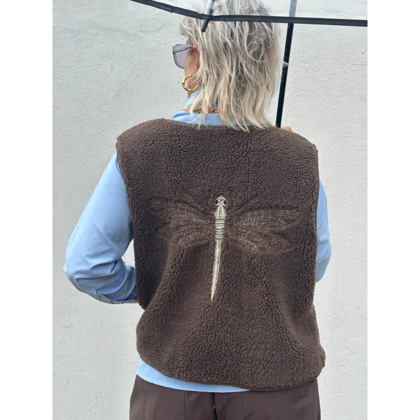GP-Duffy Waistcoat DUSTY BROWN