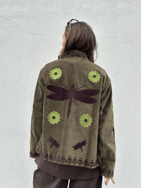 GP-Utah Short Velvet Jacket OLIVE