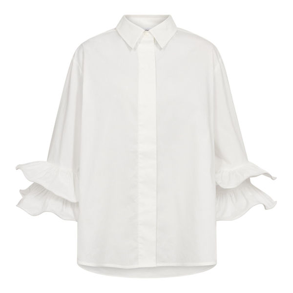 CCHALEN FLARE SHIRT WHITE