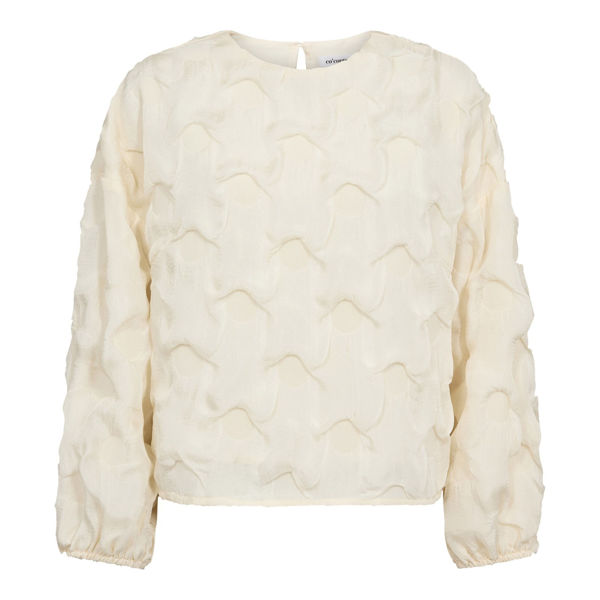 CCFERON STRUCTURE BLOUSE OFF WHITE